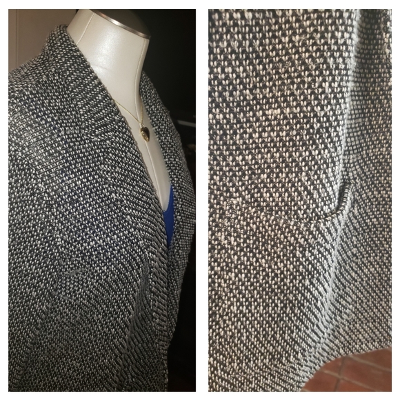 Style & Co. Open Face Pocket Blazer/Cardigan M/P - Picture 5 of 8